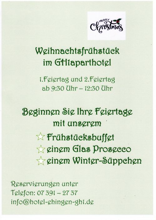 Homepage Weihnachtsfrühstück GH1 2025